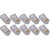 4XEM 100 Pack Cat6 RJ45 Modular Ethernet Plugs for Stranded or Solid CAT6 Cable
