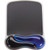 Kensington Duo Gel Mouse Pad Wrist Rest - Black, Blue - Gel, Vinyl - Mouse - TAA