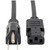 Eaton Tripp Lite Series Desktop Computer Power Cable, NEMA 5-15P to C13 - 10A, 1