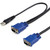 StarTech.com Ultra Thin USB KVM Cable - 6ft KVM Cable - USB KVM Cable - KVM Swit