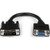 StarTech.com 8in DVI to VGA Cable Adapter - DVI-I Male to VGA Female - Connect y