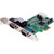 StarTech.com 2-port PCI Express RS232 Serial Adapter Card - PCIe to Dual Serial