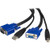 StarTech.com 10 ft 2-in-1 Universal USB KVM Cable - Video / USB cable - HD-15, 4