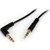 StarTech.com 1 ft Slim 3.5mm to Right Angle Stereo Audio Cable - M/M - Easily co