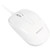 Macally 3 Button Optical USB Wired Mouse for Mac and PC - Optical - Cable - Whit