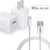 4XEM iPhone/iPod Charging Kit - Apple Charger and 3ft Lightning 8 Pin Cable - MF