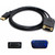 3ft DisplayPort 1.2 Male to VGA Male Black Cable For Resolution Up to 1920x1200