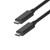 4XEM 3ft/1m USB-C TO USB-C Cable M/M USB 3.1 GEN 2 10 Gbps Black - 3.28 ft USB D