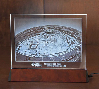 Photo Crystal Lighted Panel Award