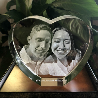 Crystal Print 3D Heart
