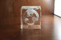 Crystal Print Promotional 3D Crystal Cube