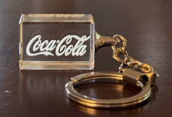 Corporate Promotional Rectangular Crystal Keychain