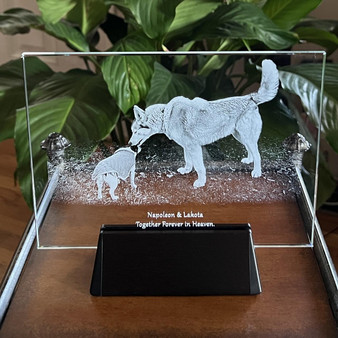 Economy Crystal Plaque