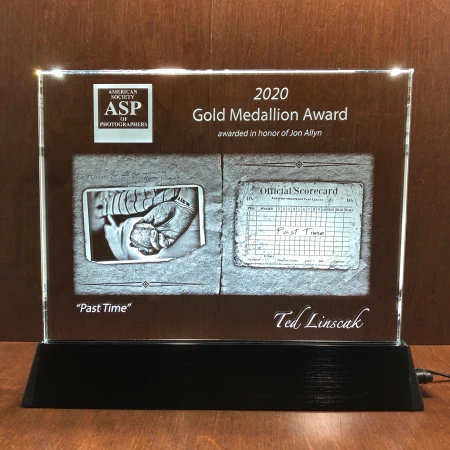  Lighted Corporate Recognition Crystal Award Plaque 1