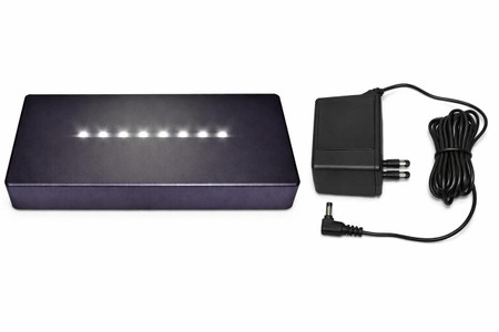 Crystal Print XXL Rectangular Black Wood Light Base 