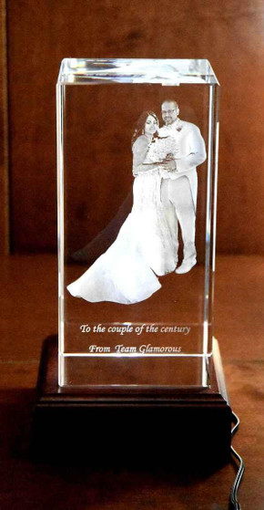 Crystal Print Anniversary 3D Tower Photo Crystal (DIY)  Crystal Print Anniversary 3D Tower Photo Crystal (DIY)