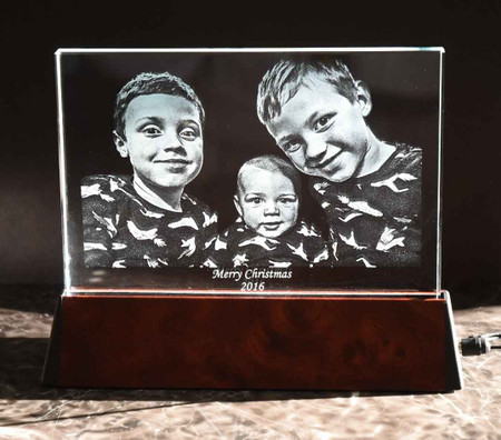 Lighted Crystal Plaque Lighted Crystal Plaque