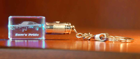 Rectangular Keychain Light