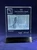 Lighted Corporate Recognition Crystal Award Plaque, illuminated glass plaque with engraved text and image, mounted on a black base with power cable.