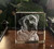 Crystal Prints Square 2D Paperweight Large 