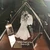 Crystal Print 3D Prestige Anniversary Crystal, a decorative 3D engraved glass block with a couple kissing and the inscription 'Where there is love there is life.'