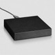 Crystal Print Economy Black Plastic Light Base 
