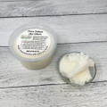 Pure Beef Tallow in a container and bowl, deodorized, showcasing its white color and texture.
