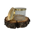 17 oz. tumbler with gold lid
