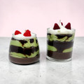 Dubai Chocolate-Inspired Parfait Candles