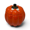 Orange 12 oz. Silly Jack-O-Lantern Ceramic Vessel