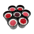Poinsettia Candles