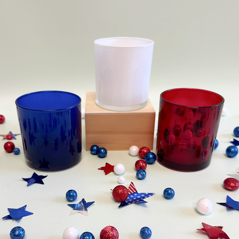 Patriotic 10 oz. Red, White & Blue Tumbler Special - 4 each color = 1 dozen