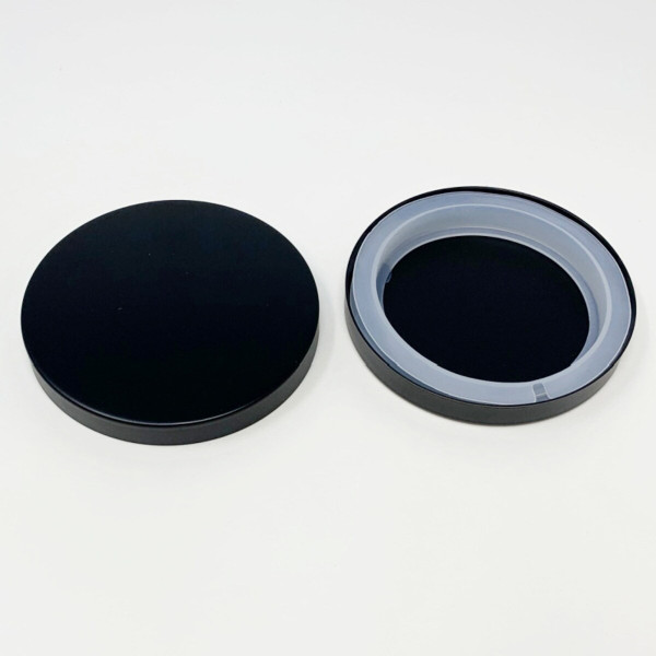 Medium Black Metal Lids per each (fits 9-12 oz. Tumblers) product image