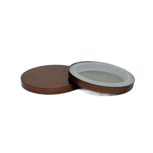 Medium Rose Gold/Bronze Metal Lids per each product image