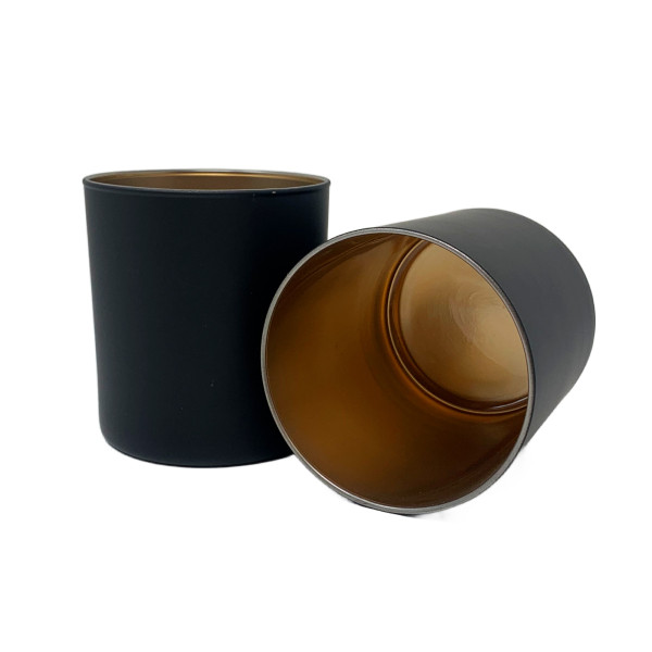 12.5 oz. Matte Black & Copper Tumblers product image