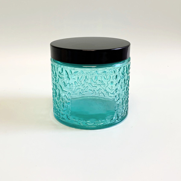 10 oz. Teal Folium Embossed Vessels product image