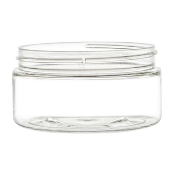 8 oz. Low Profile Clear PET Jar each product image