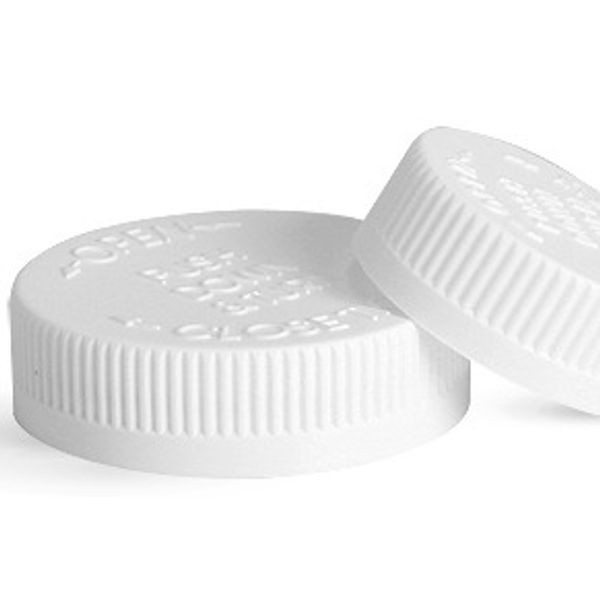 White Lined Cap for Gallon Jugs per each product image