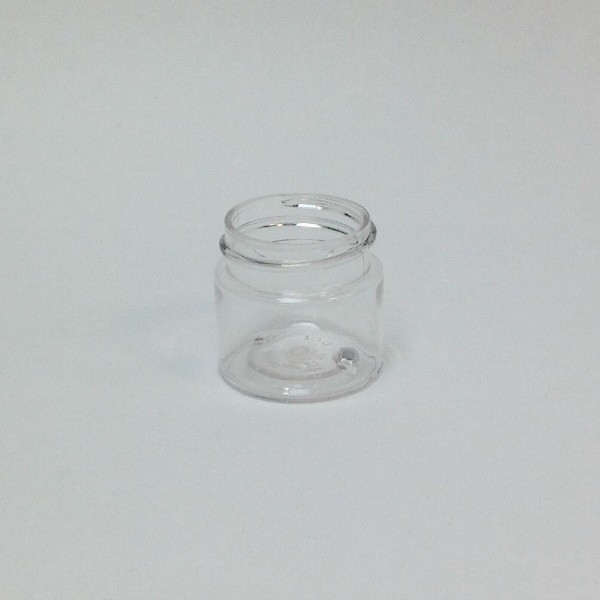 1/2 oz. Clear PET Jar per each product image