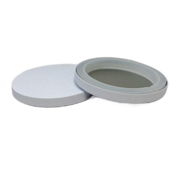 Medium White Metal Lids per each product image