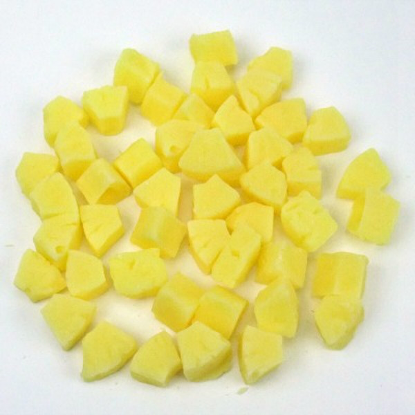 Wax Fruit Pineapple Chunks per 50 product image