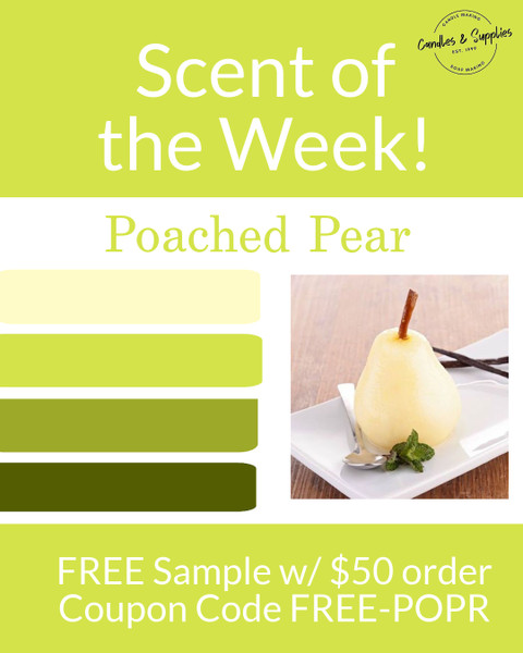 Poached Pear scent of the week Poached Pear scent of the week
