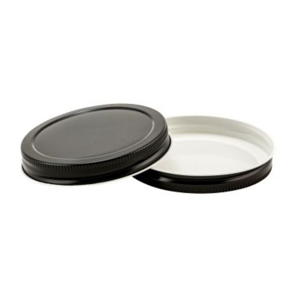 70mm Black Metal Lid