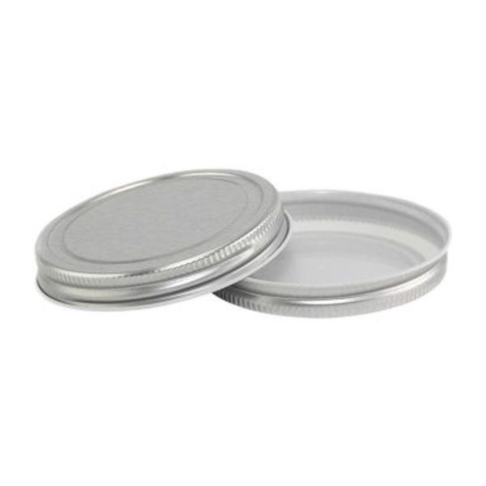 70mm Silver Metal Lid per each product image
