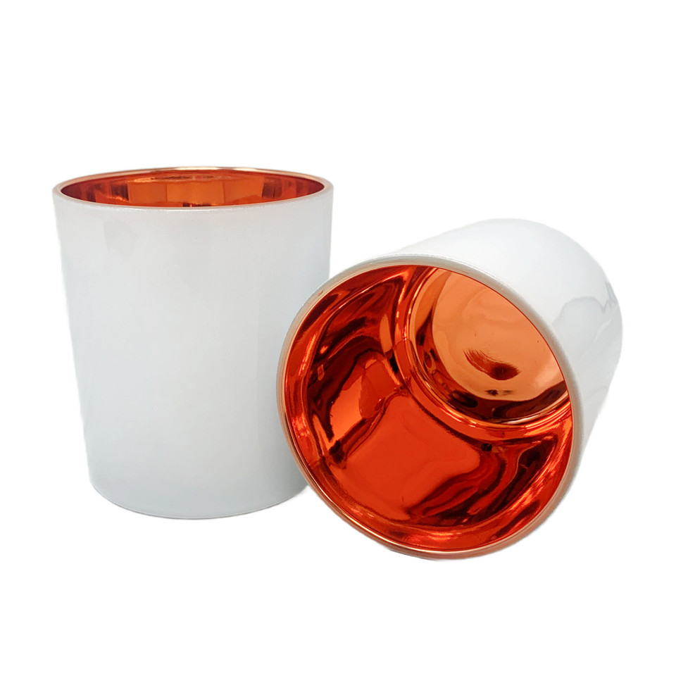 9 oz. Luxury Orange Electroplated Tumblers product image
