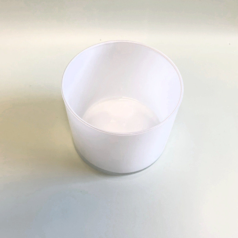 17 oz. Luxury White Oversized 2-Wick Tumblers Top