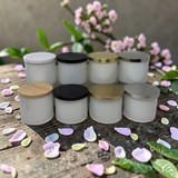 17 oz. Luxury White Oversized 2-Wick Tumblers with lids