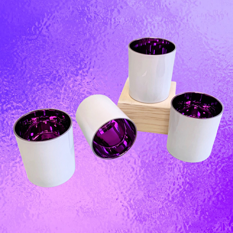 9 oz. Luxury Purple Electroplated Tumbler