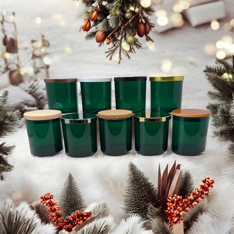 12.5 oz. Green Tumbler w/ 9 lid options