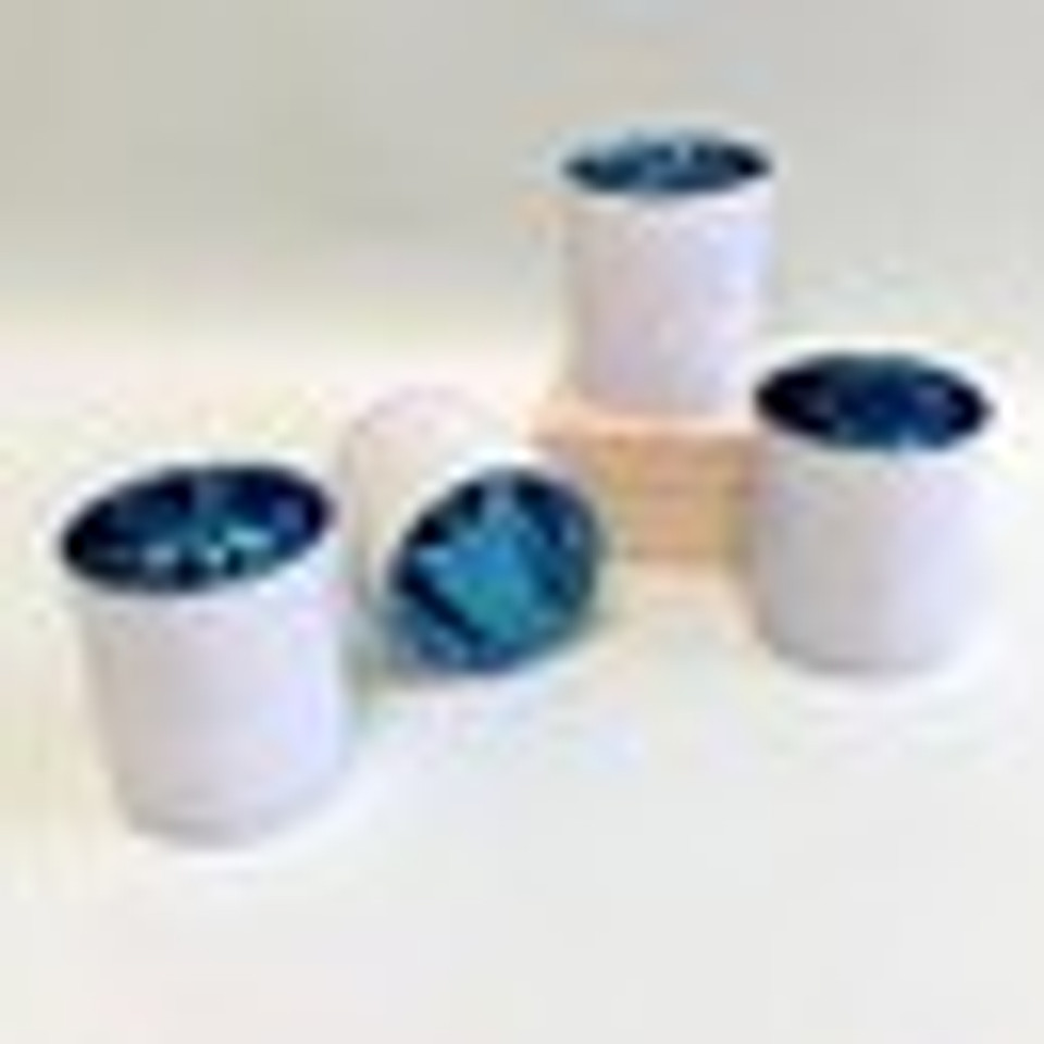 9 oz. Luxury Blue Electroplated Tumbler Group